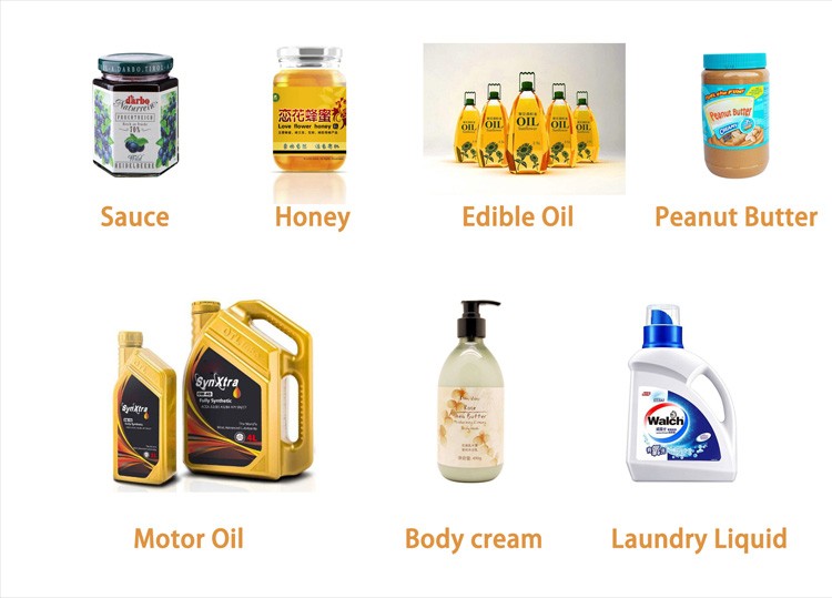 Automatický stroj na plnění pasty na vaření oleje, omáčky