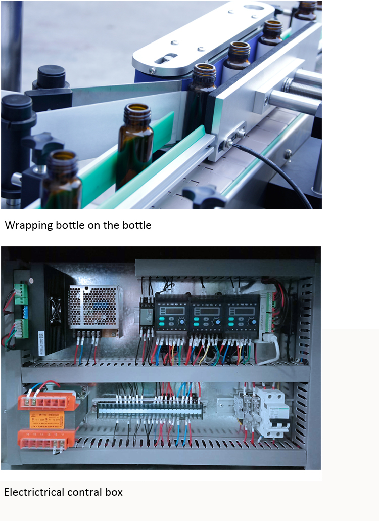 Automatický popisovač kulatých lahví